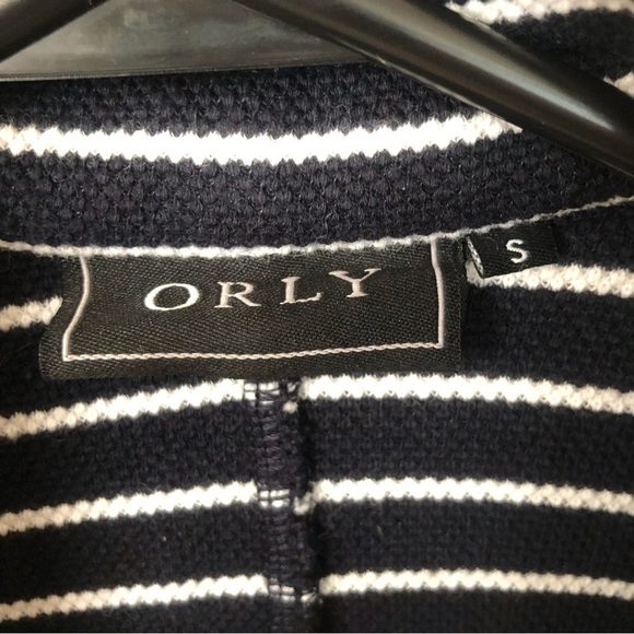 Nautical Striped Marinier Inspired Coastal Blazer Small - Picture 2 of 6